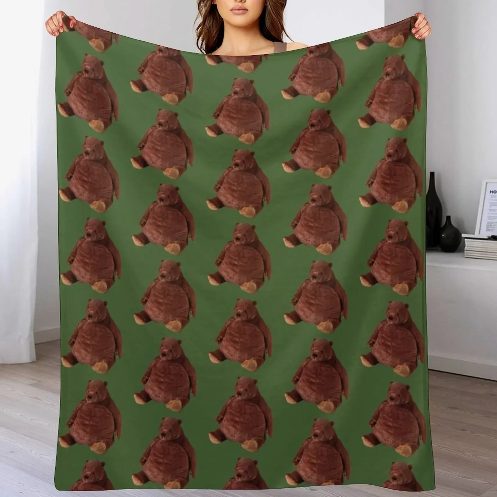 

Djungelskog Bear Throw Blanket wednesday Thin Softest Beautifuls Blankets