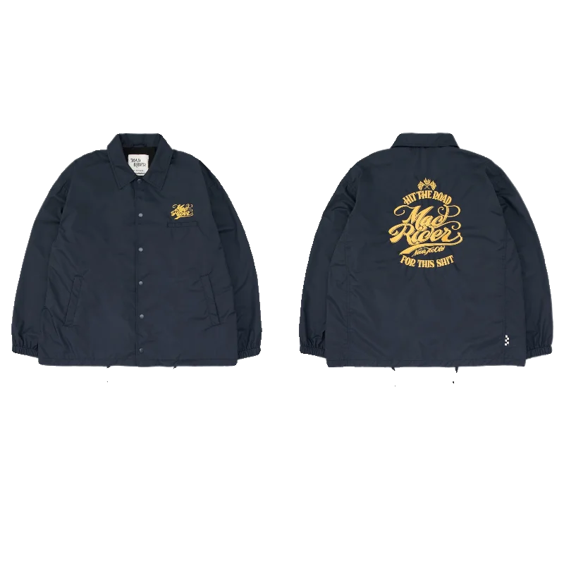 

Retro Knight Embroidery Nylon Jaet Long Sve Men's Coat Waterproof Workwear Pilot Sle Spring Autumn Unbranded Loose Fit