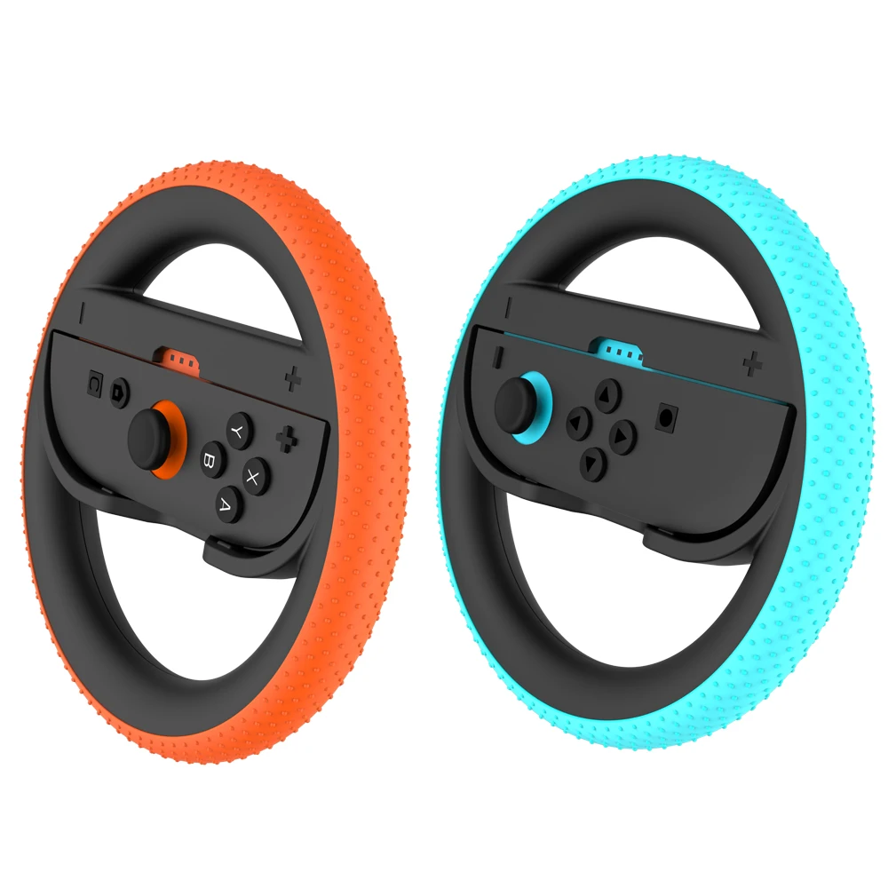 

2Pcs Steering Wheel for Switch 2 Controller Racing Wheel Hand Grip for Ma-rio Kart World 8 Deluxe
