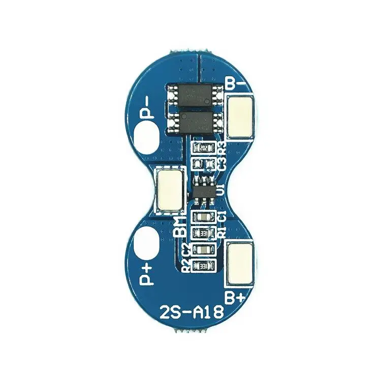 2S Li-ion 18650 Lithium Battery Charger Protection Board 7.4V Overcurrent Overcharge / Overdischarge Protection 4A 2 Series BMS