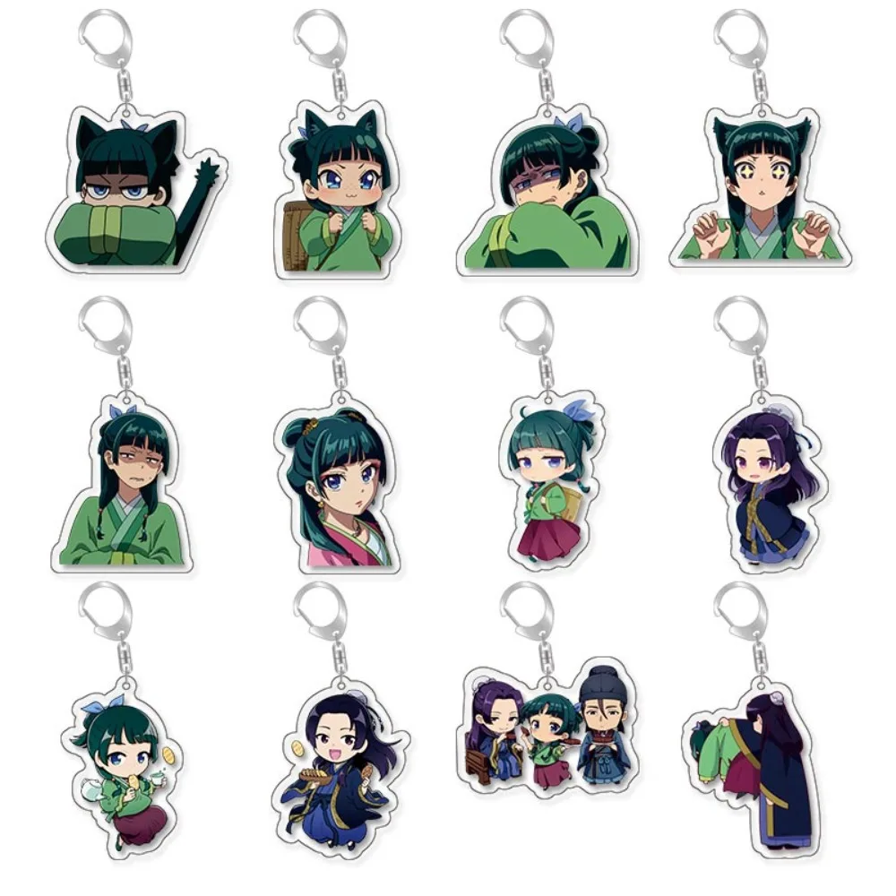 

Japanese Anime Peripheral Acrylic Keychain Q-version Cute Backpack Creative Personality Pendant Decoration Boys and Girls Gifts