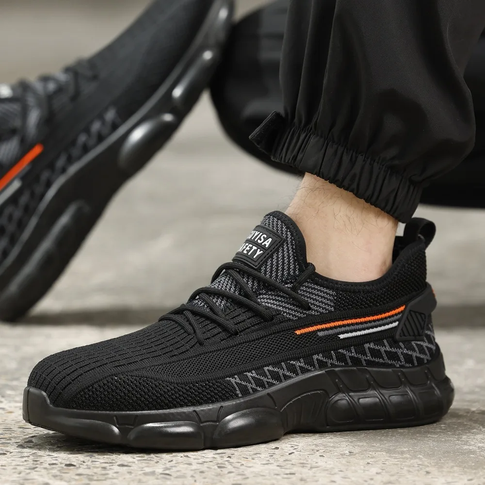 Labor Insurance Shoes Men's Four-season Breathable, Light and Comfortable Wear-resistant, Anti-smashing and Anti-piercing Steel