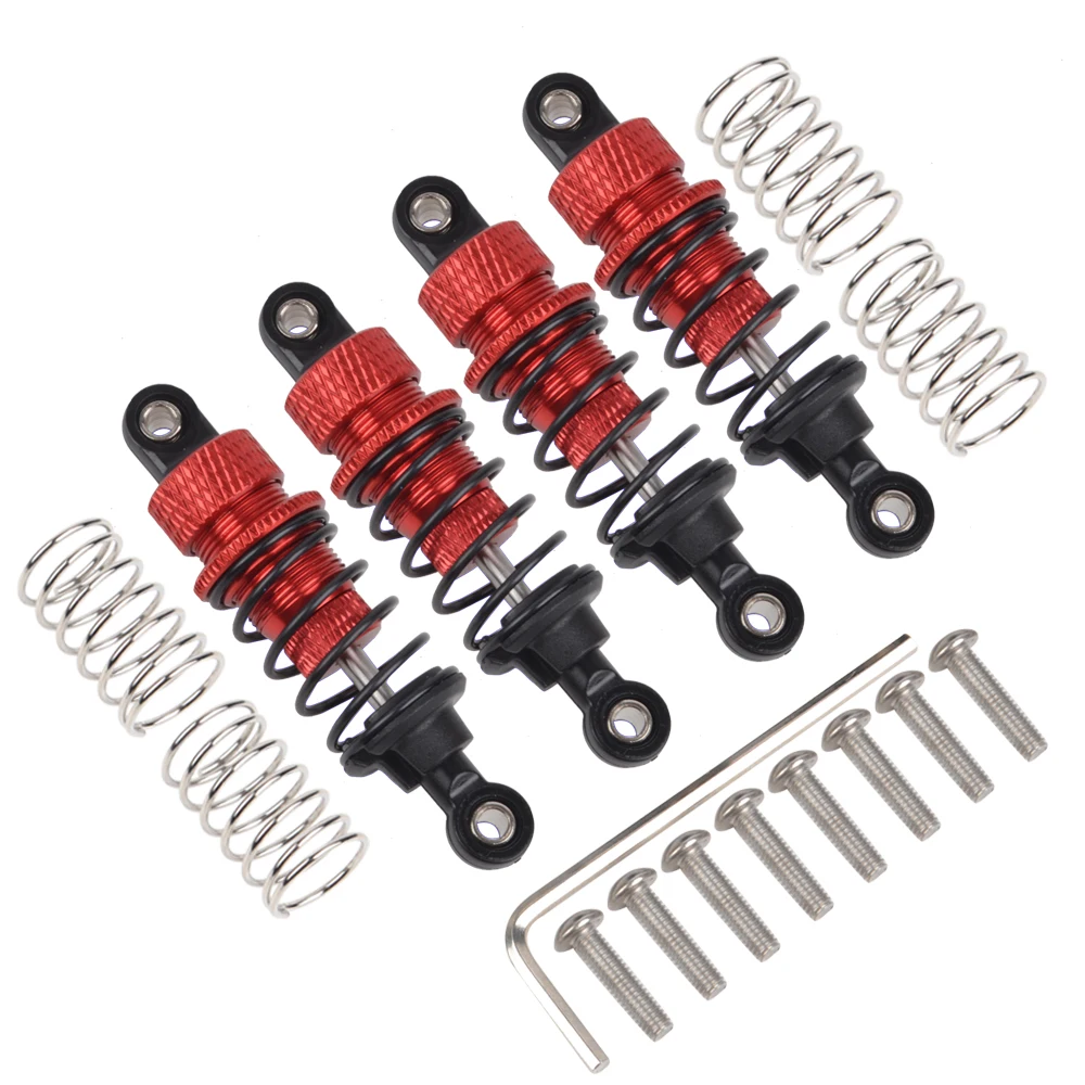4PCS Aluminiumlegierung Ölstoßdämpfer für Tamiya TT02 TT01 M05 HPI HSP Kyosho Redcat 1/10 RC on Road Drift Racing Car