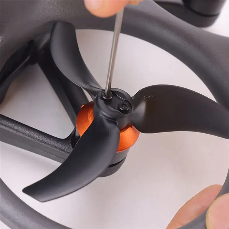 B92B Drone Motor Cover for DJI Avata 2, Traversable Motor Cover Waterproof Dustproof Motor Protective Cover Accessories, Orange
