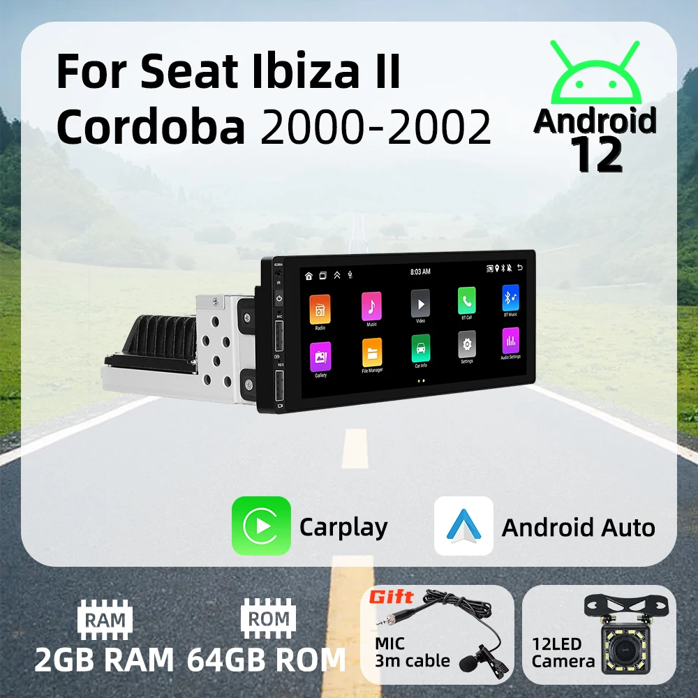 6.86" 1 Din Android… - image