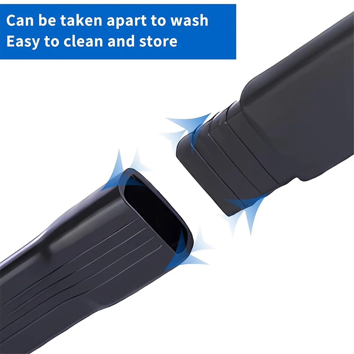 A58E-เครื่องดูดฝุ่นอุปกรณ์เสริมสําหรับ Dyson ยืดหยุ่นขยายรอยแยกหัวฉีด + ท่อขยายเหมาะสําหรับ Dyson V7 V8 V10V11V15