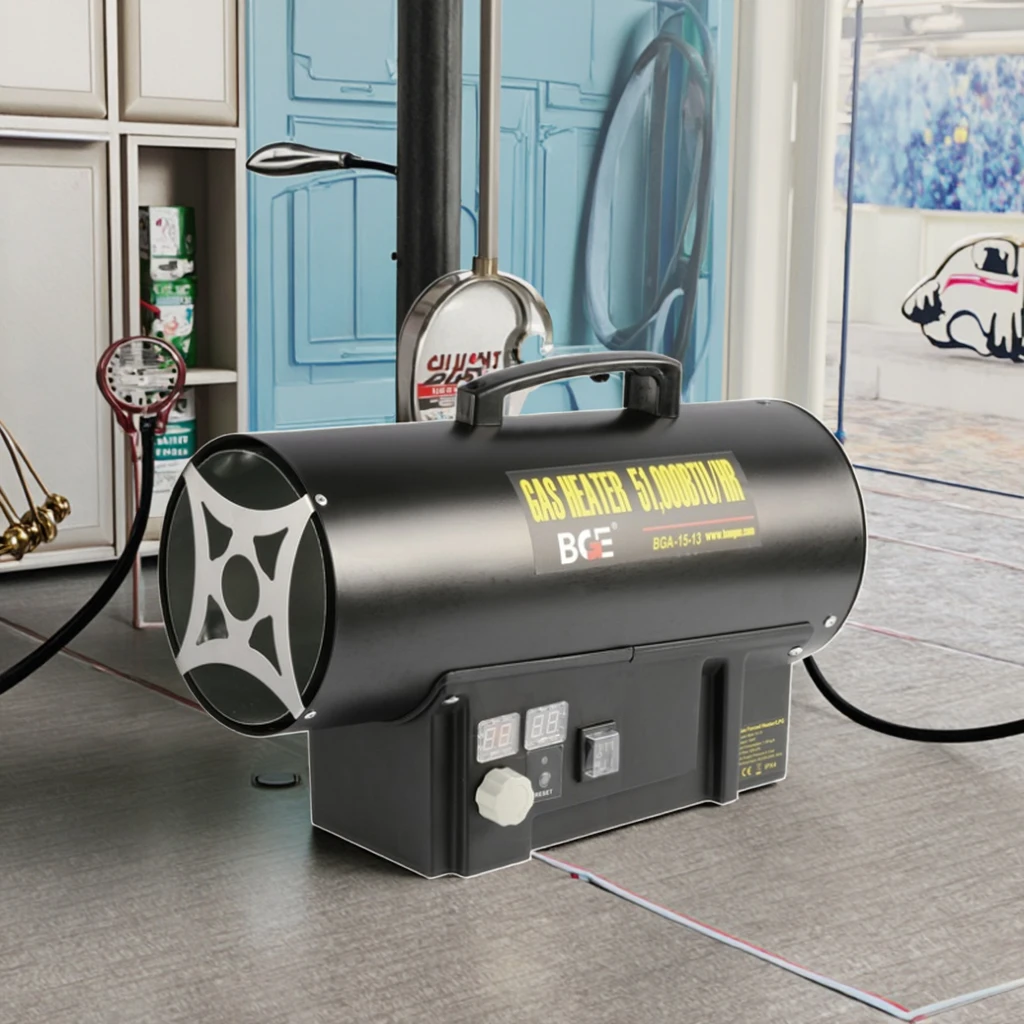ATV&UTV15KW Industrial Portable Direct Vent Natural Gas Stainless Steel Outdoor Heater Energy Saving Space