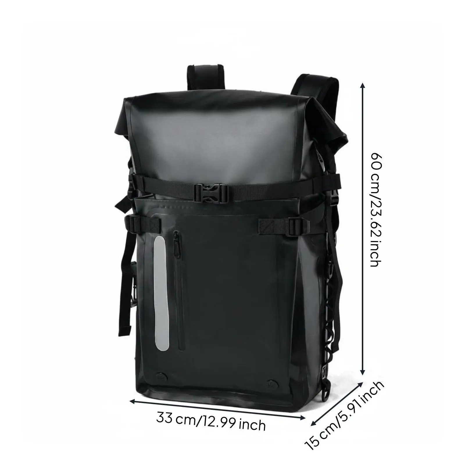 30 L PVC Waterproof Backpack Large Capacity Waterproof Watertight Seal Backpack