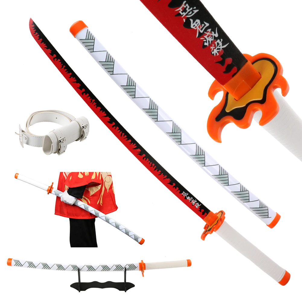 Demon Slayer Sword 104 cm Tanjiro Zenitsu muslimswords Original Texture Kimetsu no Yaiba Anime Katana per Cosplay