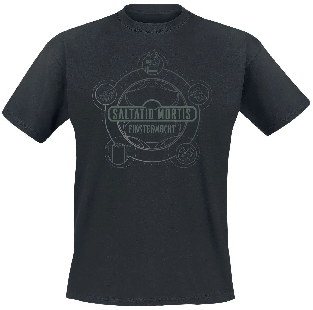 Saltatio Mortis Finsterwach Album Print T-shirt Men Women Medieval Folk Metal Band Unisex Short Sleeve Tee