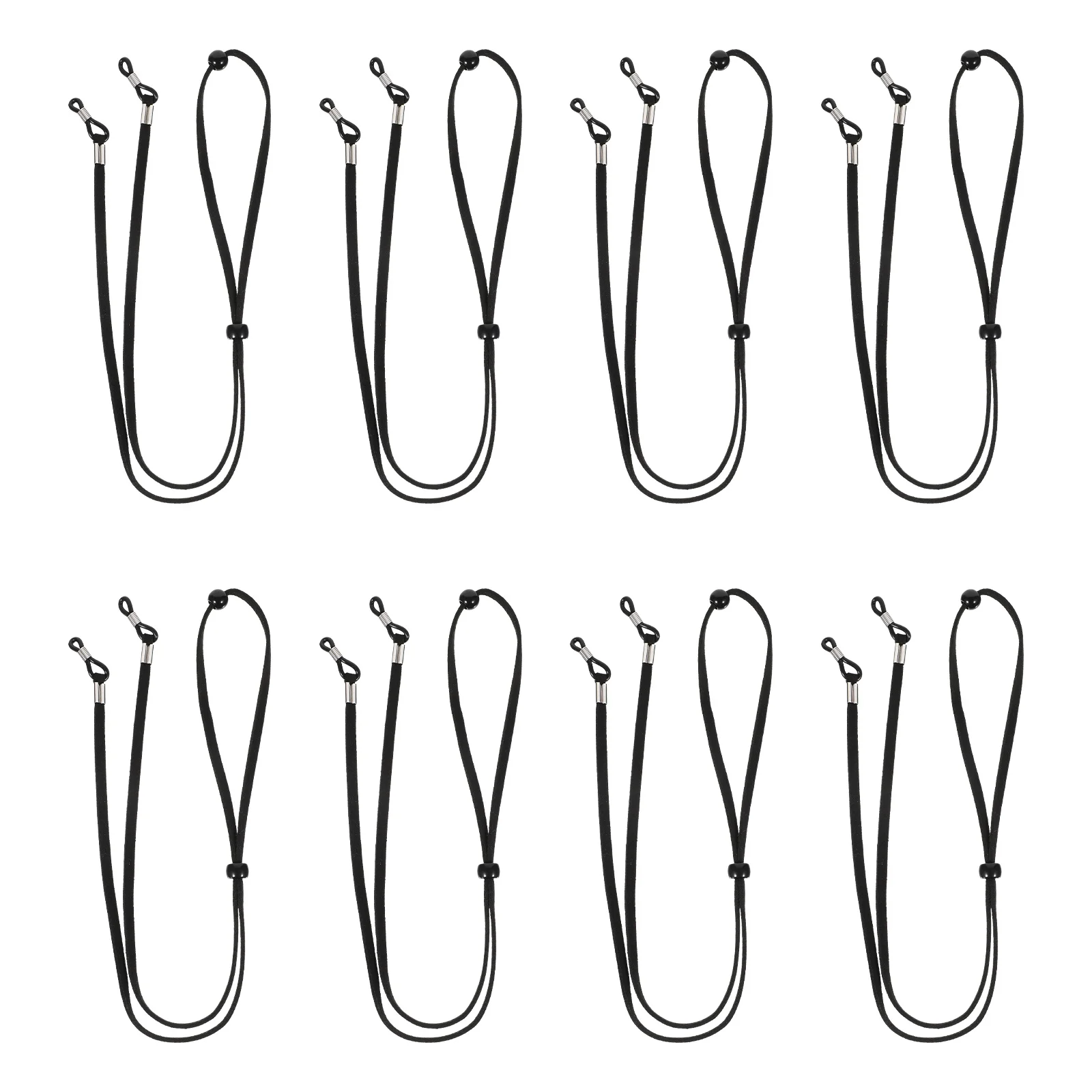 

8Pcs Eyeglass Chain Cloth Glasses Rope Premium Drop Resistant Eyewear Strap for Sports Outing Banquet Multi Purpose Hanging Rope