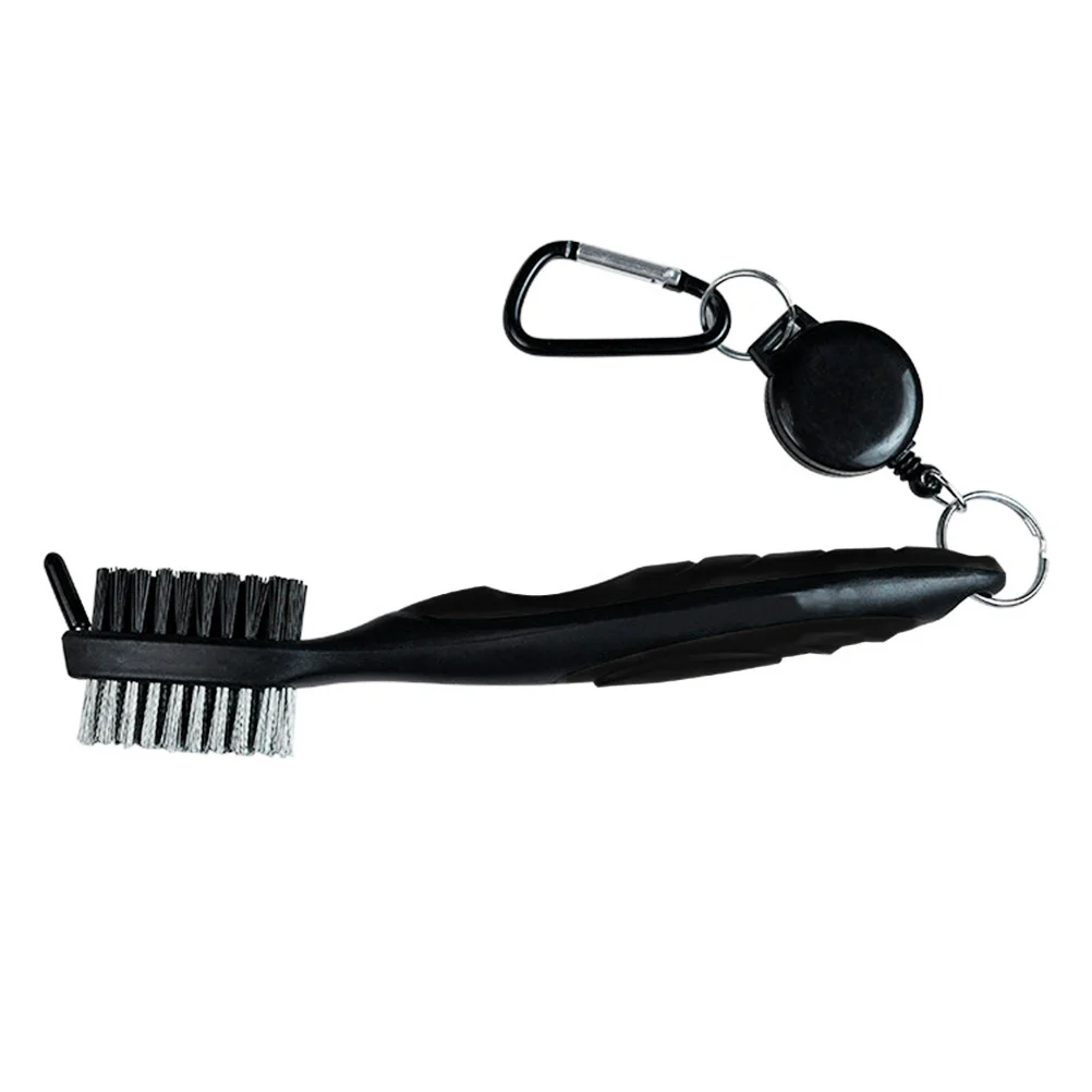

Club Groove Cleaner Black Durable Double-Sided Brush Lightweight Portable Golf Club Cleaning Tool Accessories Accessories