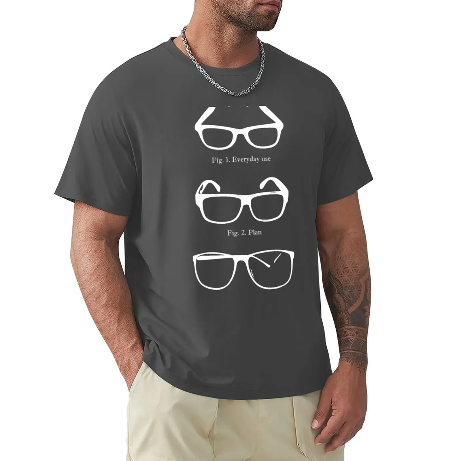 Slightly Larger Glasses (inverted) T-Shirt quick drying animal prinfor boys heavyweights fruit of the loom mens t shirts