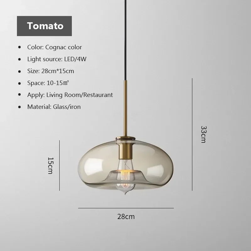 Moderne Hangende Loft Glazen Glans Hanglamp Nordic Industrial Decor Verlichting Armaturen E27/E26 Voor Keuken Restaurant Lamp