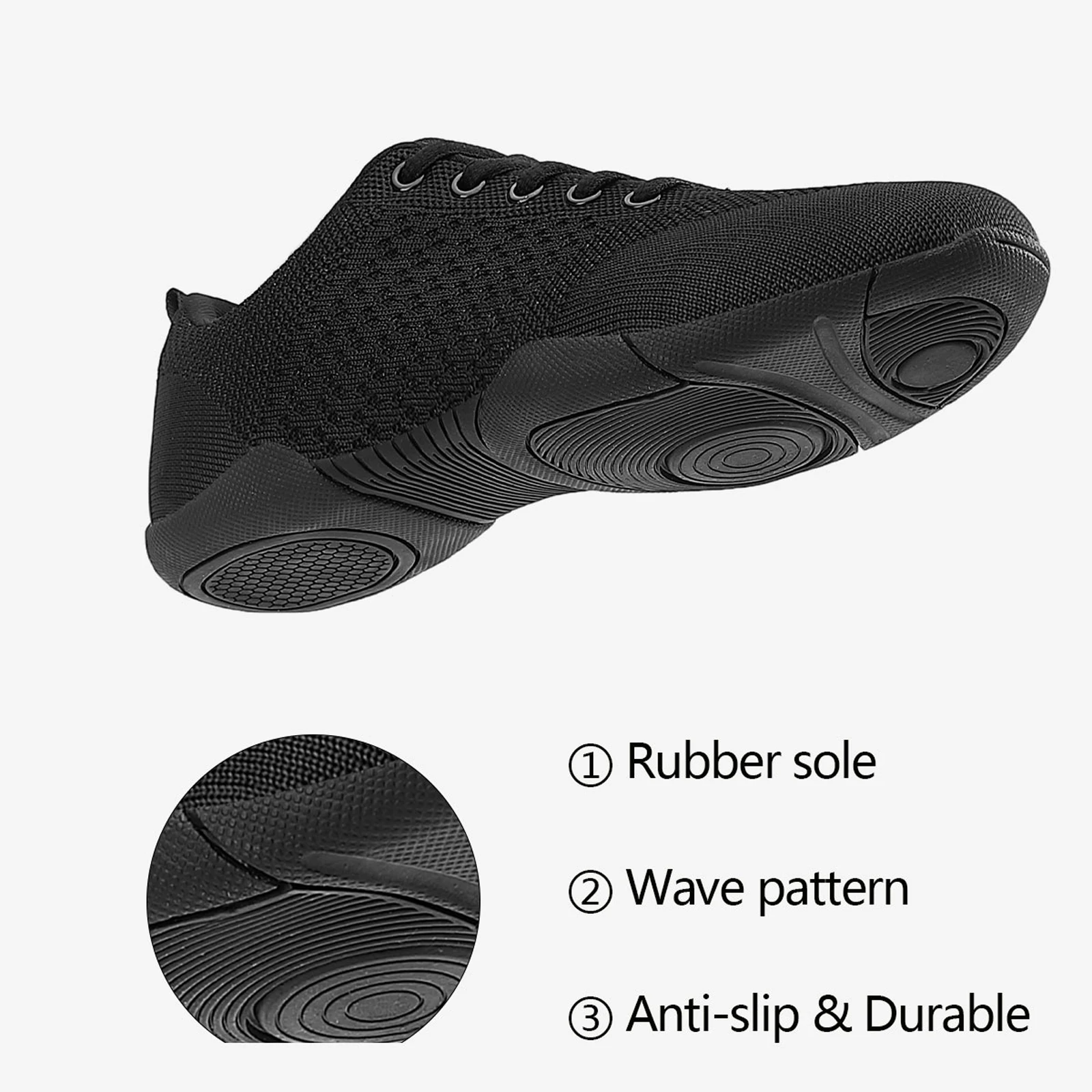 852 Atmungsaktive Mesh-Aerobic-Schuhe für Damen, leichte Cheerleading-Sneaker, rutschfeste Sohle, Tanz-Trainingsschuhe für Jugendliche und Mädchen – Detail 13