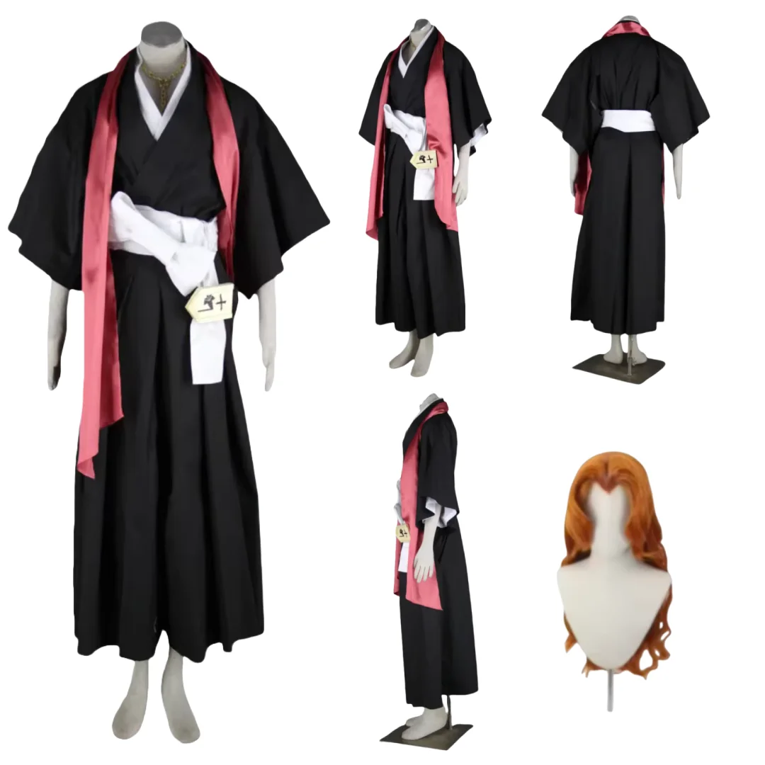 BLEACH Cosplay Costume, Rangiku Matsumoto 10th Division Lieutenant Kimono, Halloween Party Outfit, In Stock Bleach