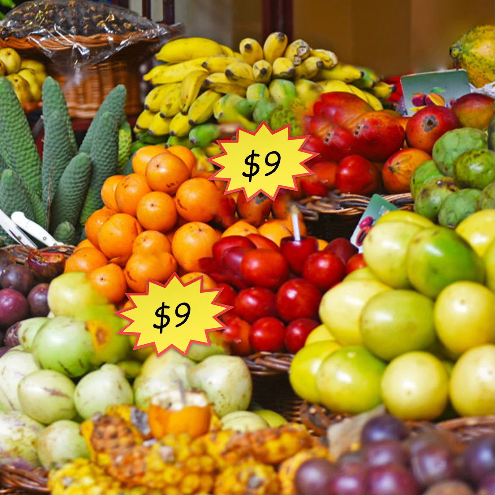 

200pcs Label Tags Retail Store Paper Price Tags For Supermarket Fruit Vegetable Clothing Sale Burst Signs Advertising