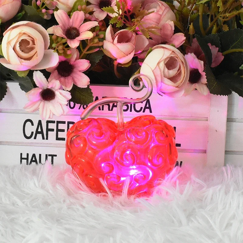 ONE PIECE Devil Fruit Anime Figure Toys Gum-Gum Flame-Flame Op-Op Dark-Dark Demon Fruit Action Luminous Model Collection Dolls