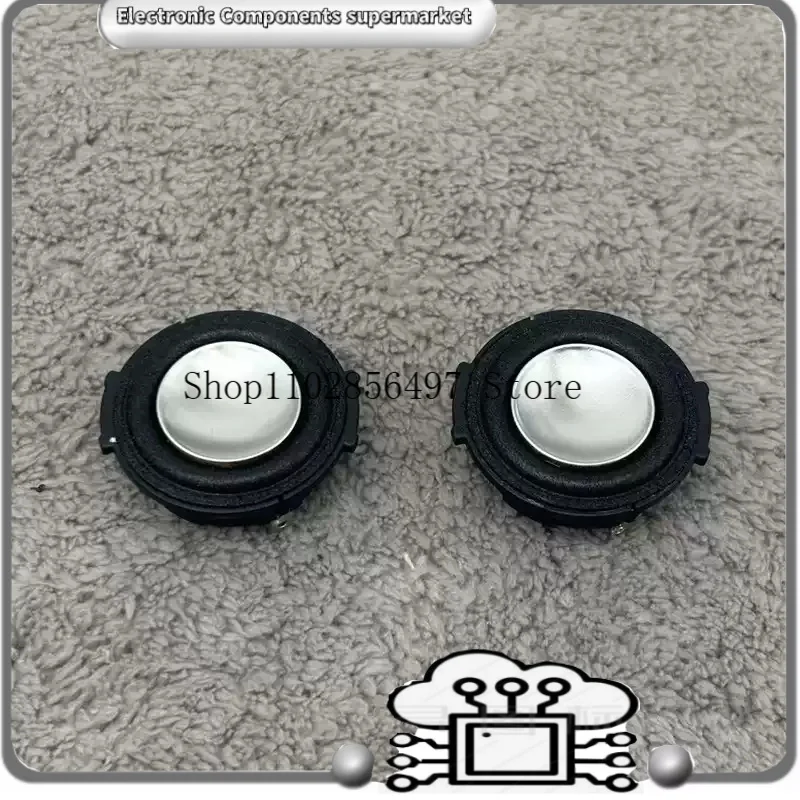 

High Quality 1 Inch 34mm Full Range Speaker - 4Ω 3W Metal Aluminum Cone Neodymium Magnet Foam Edge 2PCS