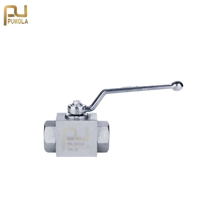 High Pressure Ball Valve KHB Type Carbon Steel Series KHB-1/4 3/8 1/2 3/4 1 1-1/4 1-1/2 2 NPT