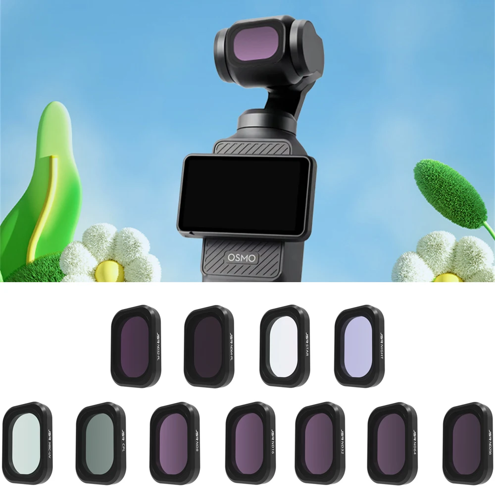 For DJI Pocket 3 Camera Filter CPL/UV/ND 8 16 32 1000 Neutral Density Filters Set Osmo Pocket 3 Optical Glass Lens Accessories