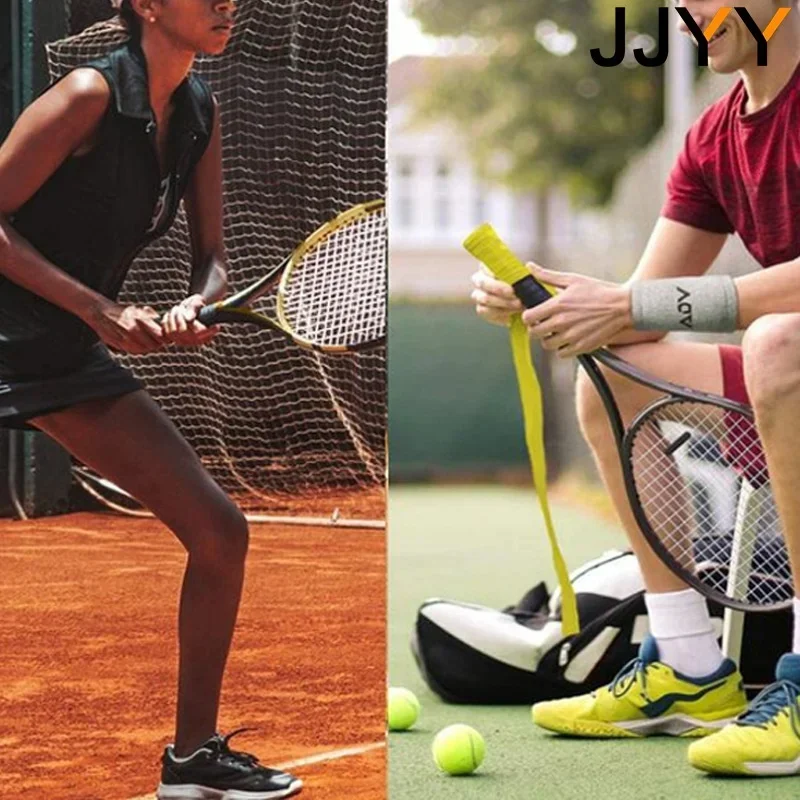 ماصة للرطوبة ومضادة للانزلاق مضرب تنس شريط لحام Overgrip مقبض كرة الريشة تصميم بلوري لتحسين التحكم