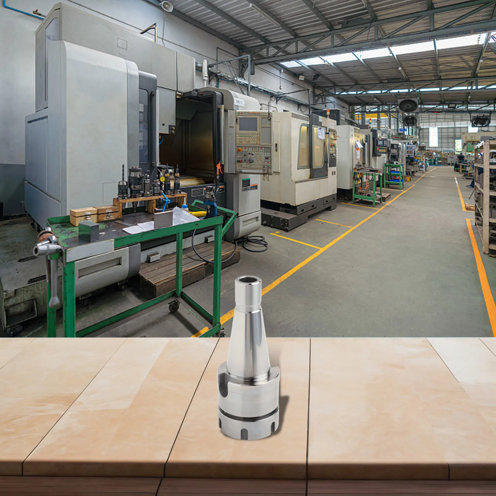 

1pc NT40 ER Collet Chuck Metric Milling Machine Collet CNC Toolholder Replacement Parts For CNC Machining