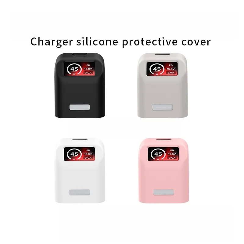 Anti-Scratch Silicone Cover for UGREEN 45W USB-C GaN Charger X740, Shockproof Dustproof Protective Sleeve Case