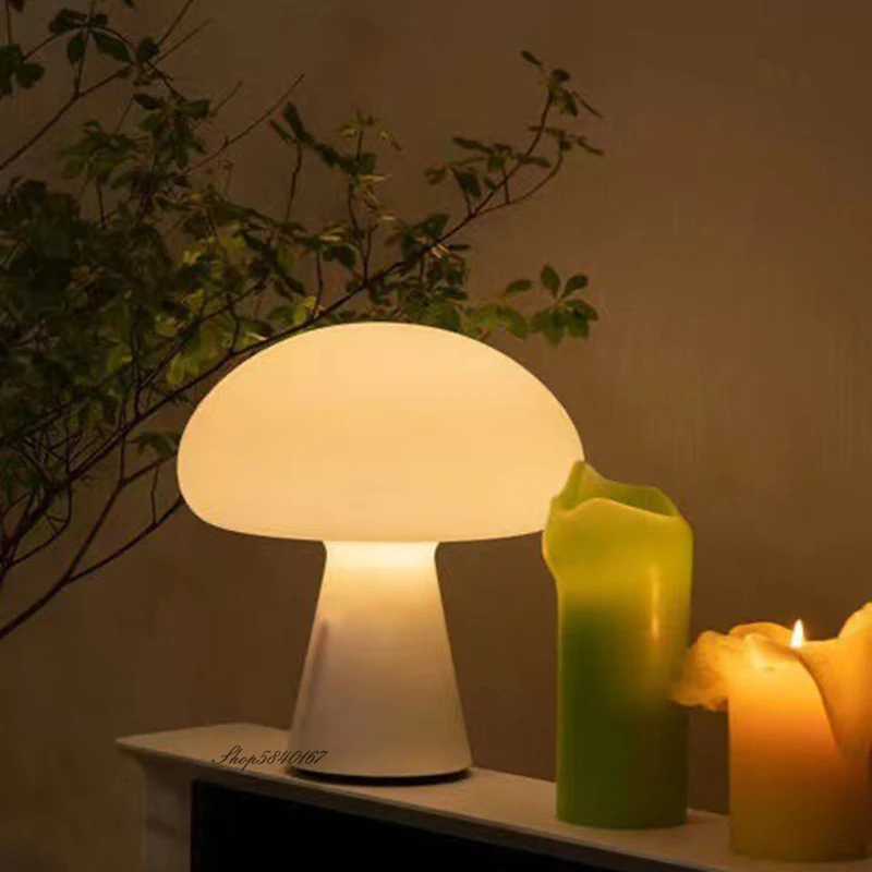 New Mushroom Table lamps LED Acrylic Touch Sensor Rechargeable lights Living Room Bedroom Decor Baby Bedside Decoration Lamps