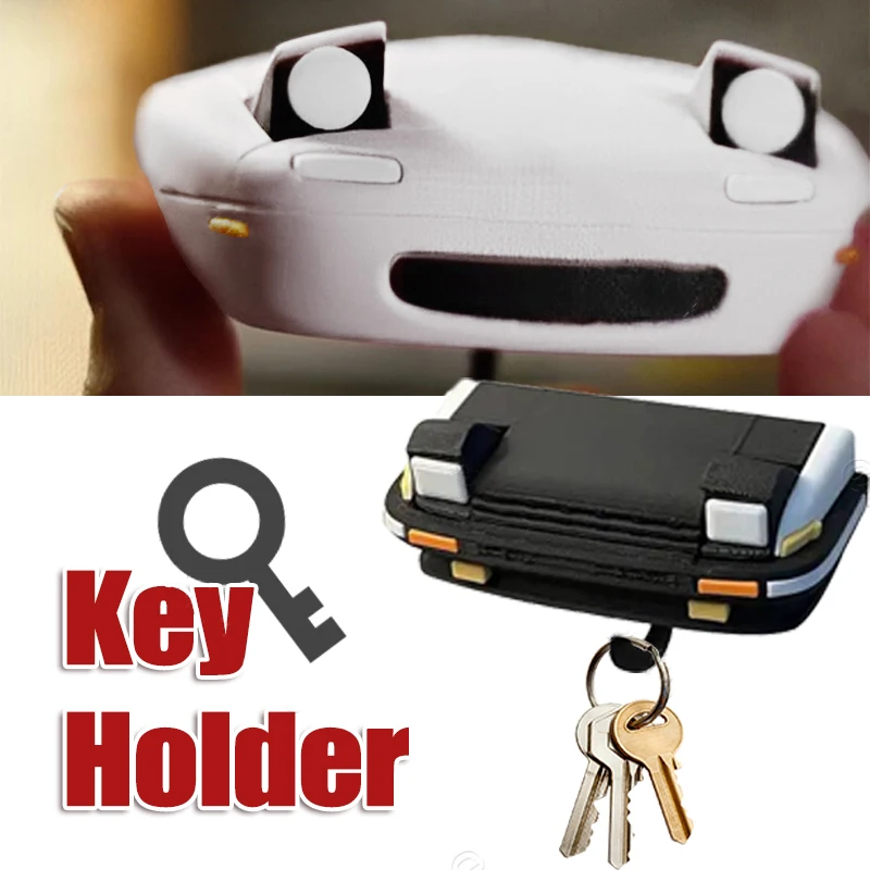 Car Open Headlight Key Holder Wall Mount Vintage Sturdy Key Hangers Entrance Hanging Organizers Home Wall Key Holder Decoration