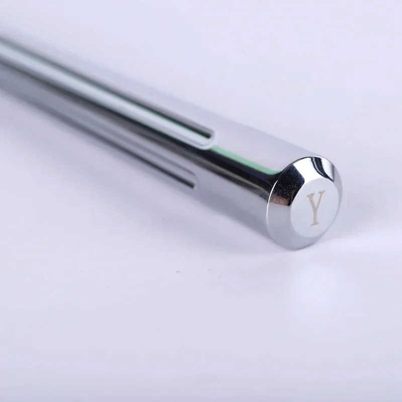 2026 Yaqi Mens Chrome Color Brass Safety Razor Handle Globe Trotter Simple Handle New Fashion For Portable Replace Razor Handle
