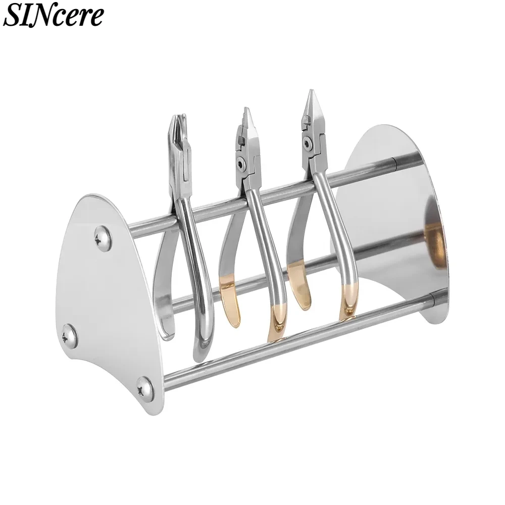 

NEW Dental Tool Stainless Steel Stand Holder for Orthodontic Pliers Forceps Scissors Dentist Oral Holder Mount Dentistry Tool