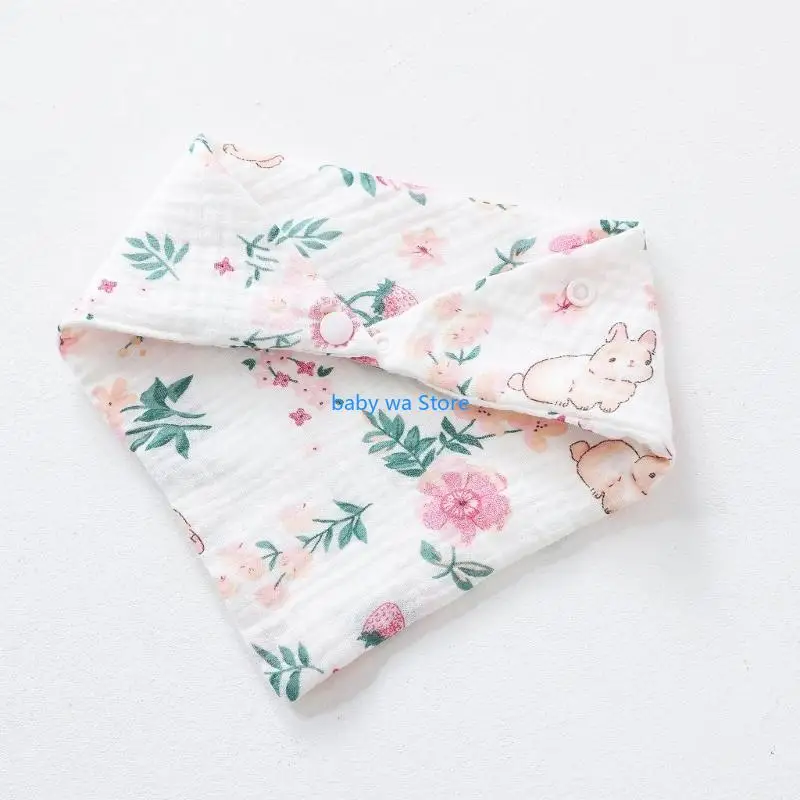 

1 шт., милые детские нагрудники для кормления, слюни, хлопковое полотенце со слюной, мягкий треугольный шарф 4XBD