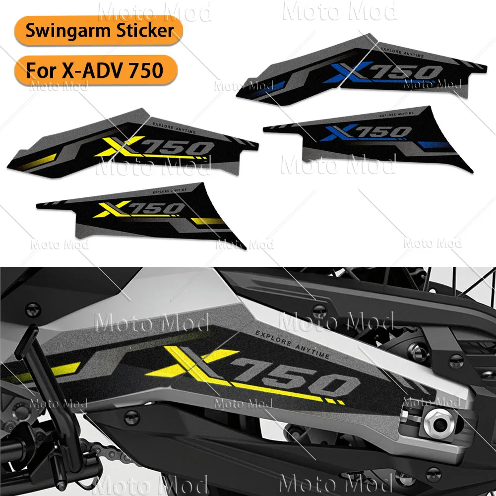 

3M Motorcycle Swingarm Sticker Rotating Shaft Swing arm Decal Accessories For XADV 750 X-Adv 2020-2026 2025 2024