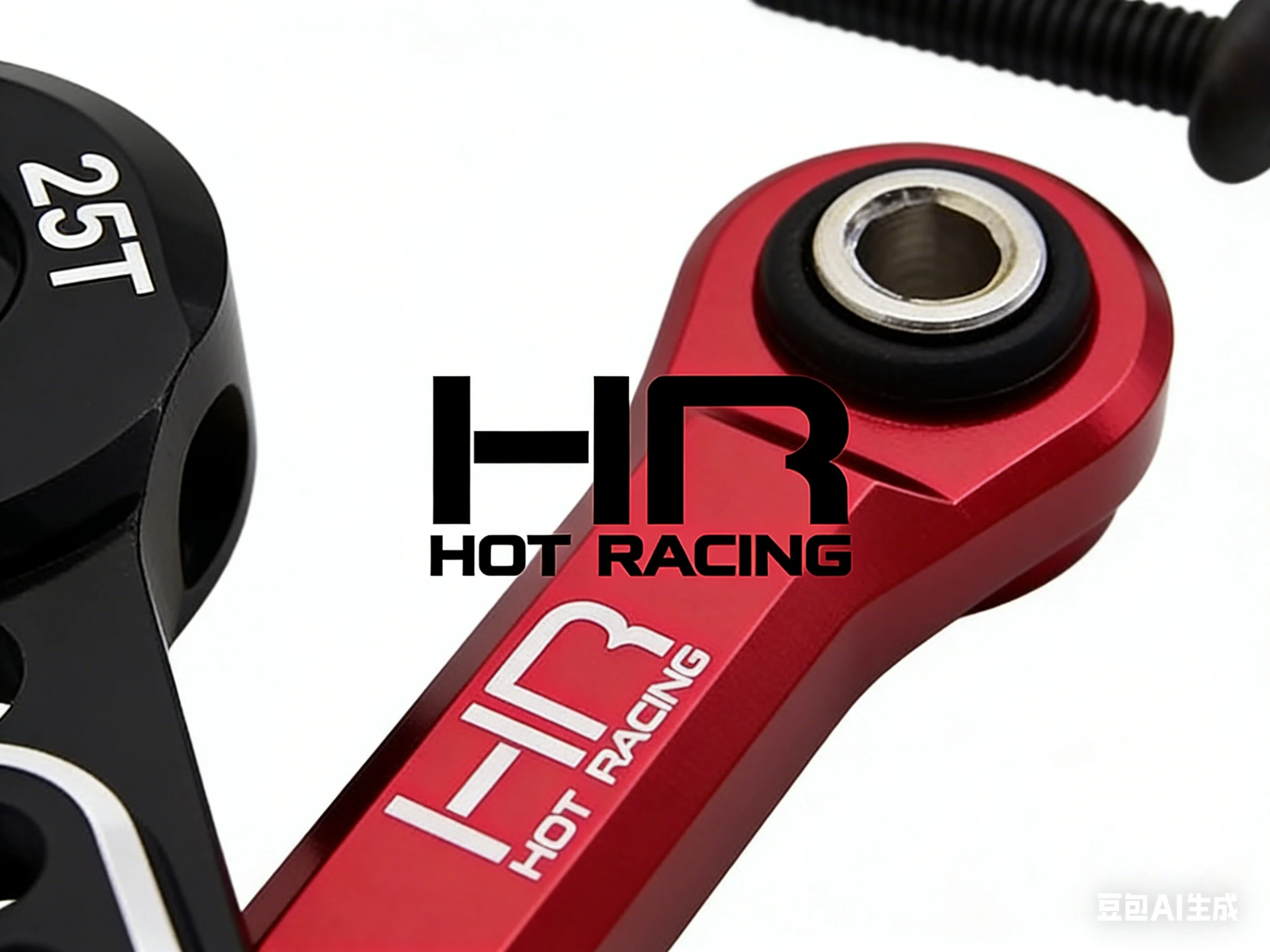 Hot Racing aluminum fixed steering link and locked servo arm for 1/8 Arrma Kraton Outcast Senton Talion Typhon
