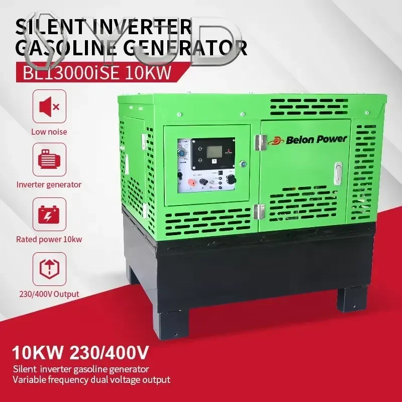 Generators 10.5kw 10.5kva 230v 60hz Single Phase Silent Inverter  Generators Set Electric Start Generator