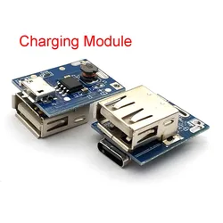 Type-C /Micro USB 5V 1A Boost Converter Step-Up Power Module Mobile Power Bank Accessories with Protection