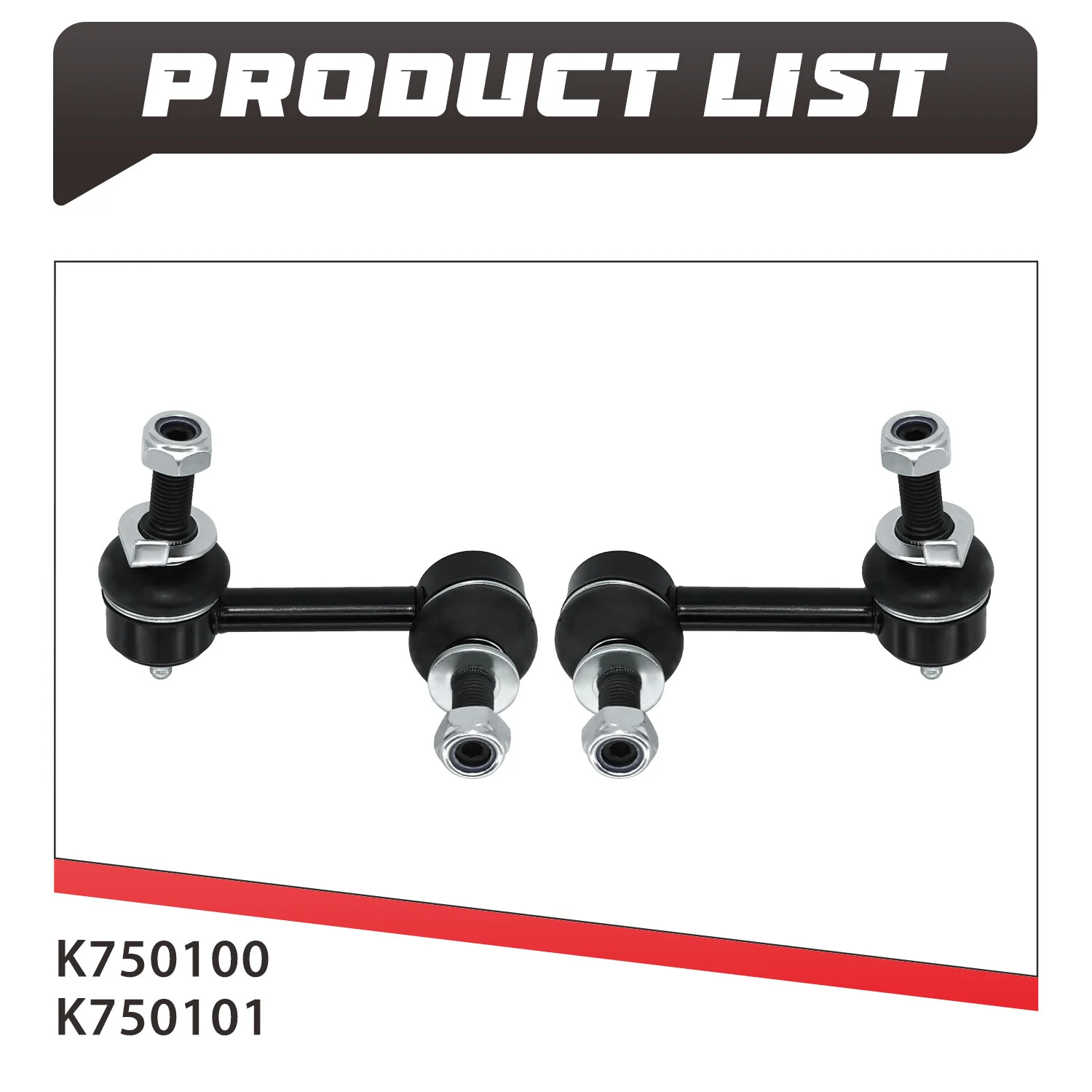TOPICKSAP Front 2pcs Stabilizer Sway Bar Link Set for Infiniti G35 Nissan 350Z 2003 2004 2005 2006 2007 2008 2009 54618AL501