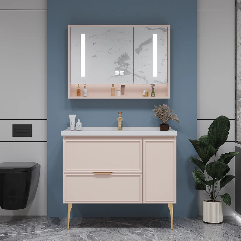 Specchio moderno mobiletto da bagno accessori per lavandino salvaspazio armadio di lusso display gadget per vanità mobili alla moda Archivadores