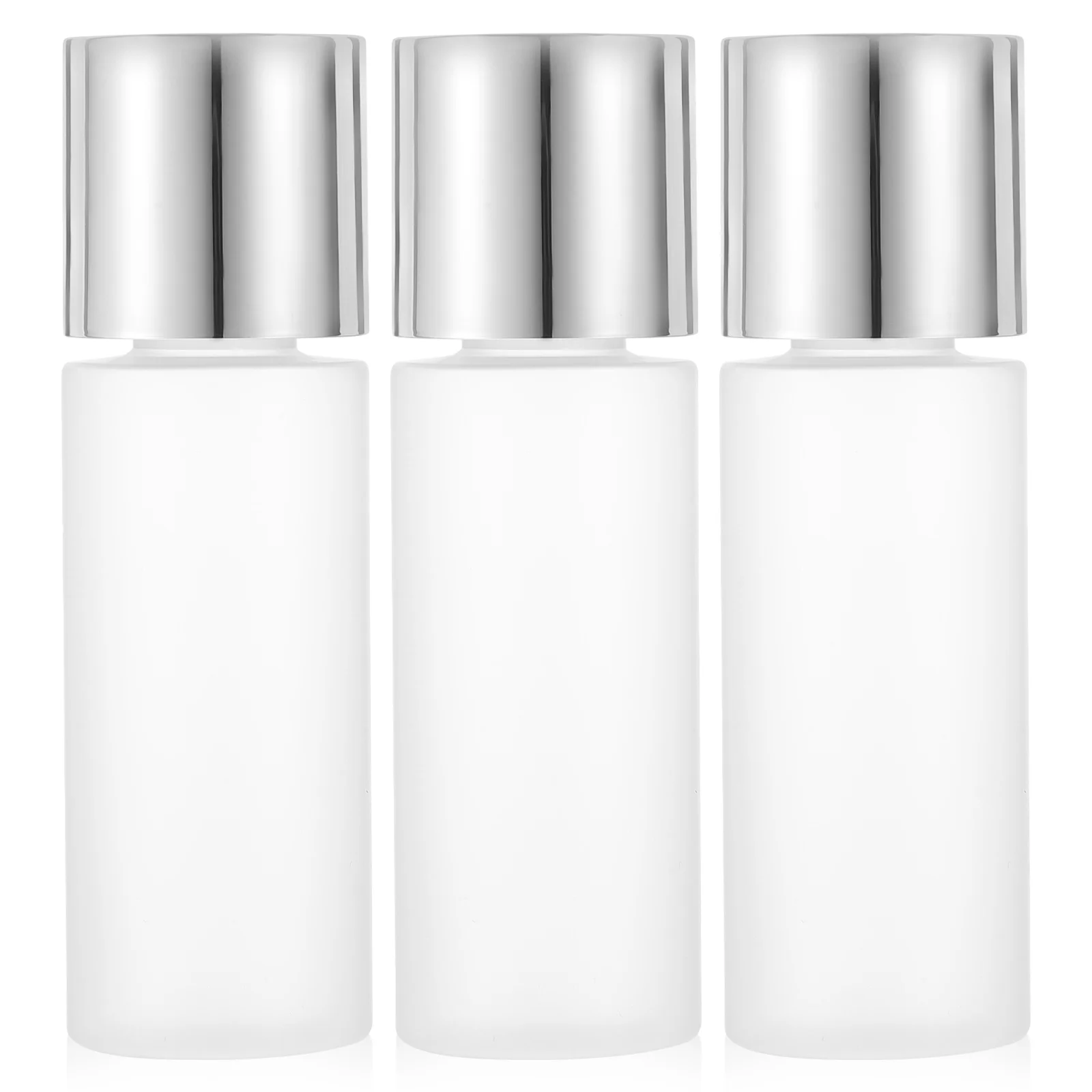 

3Pcs Matte Finish Skin Toner Bottles Set Compact Leakproof Design Travel Refillable Empty Lotion Bottle Convenient