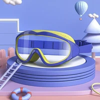 Children's Swimming Goggles; Anti-Fog and Anti-Ultraviolet; Wide-Angle Swimming Goggles; Waterproof Children's Pool Glasses; Sui 2