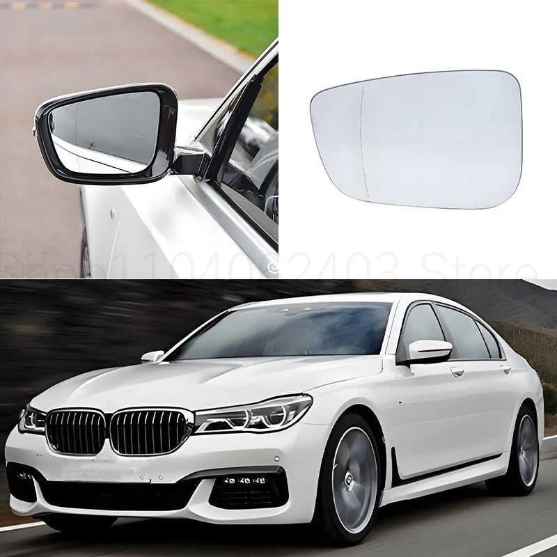 LHD Convex Heated Auto Side Mirror Glass for BMW 3 4 5 6 7 8 G11 G12 G20 G21 G30 G31 G32 G38 left right auto parts rearview