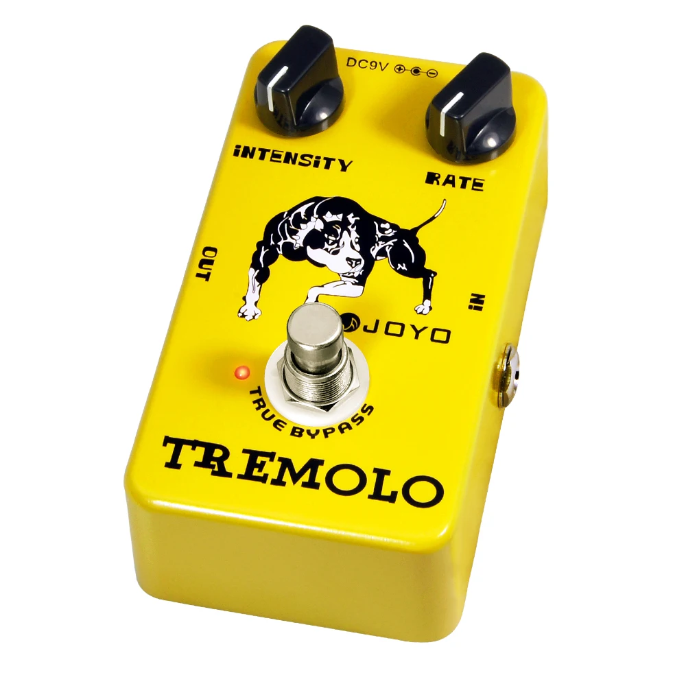 JOYO JF‑09 Tremolo Guitar Effect Pedal Classic Tube Amp Optical‑Photoelectric Tremolo Effect True Bypass for Electric Guitar