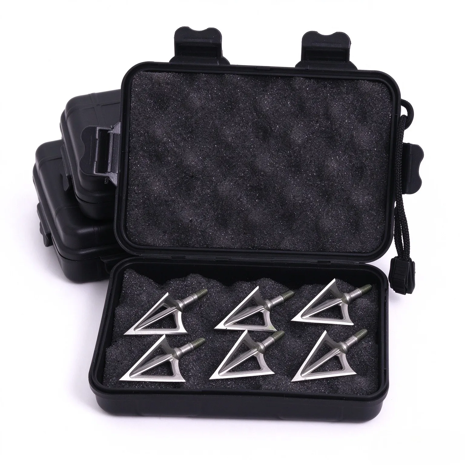 Broadheads 100 Grain 3 Blade Hunting - 6 pièces, pointes de flèche à