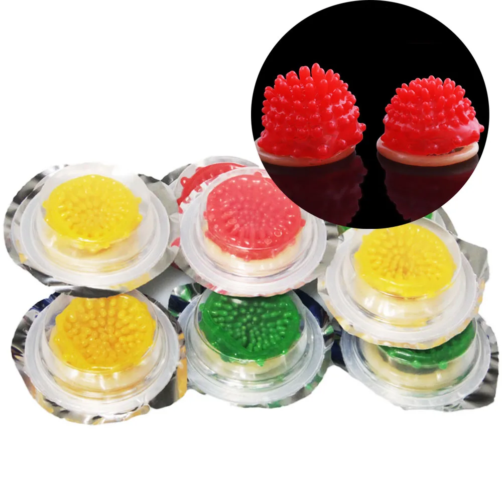 10PCS Lasting Dotted Condoms Confidential Gspot Stimulating Vibrator Sleeve Sex Toys Penis Sheath Cock ring tendrils and thorns