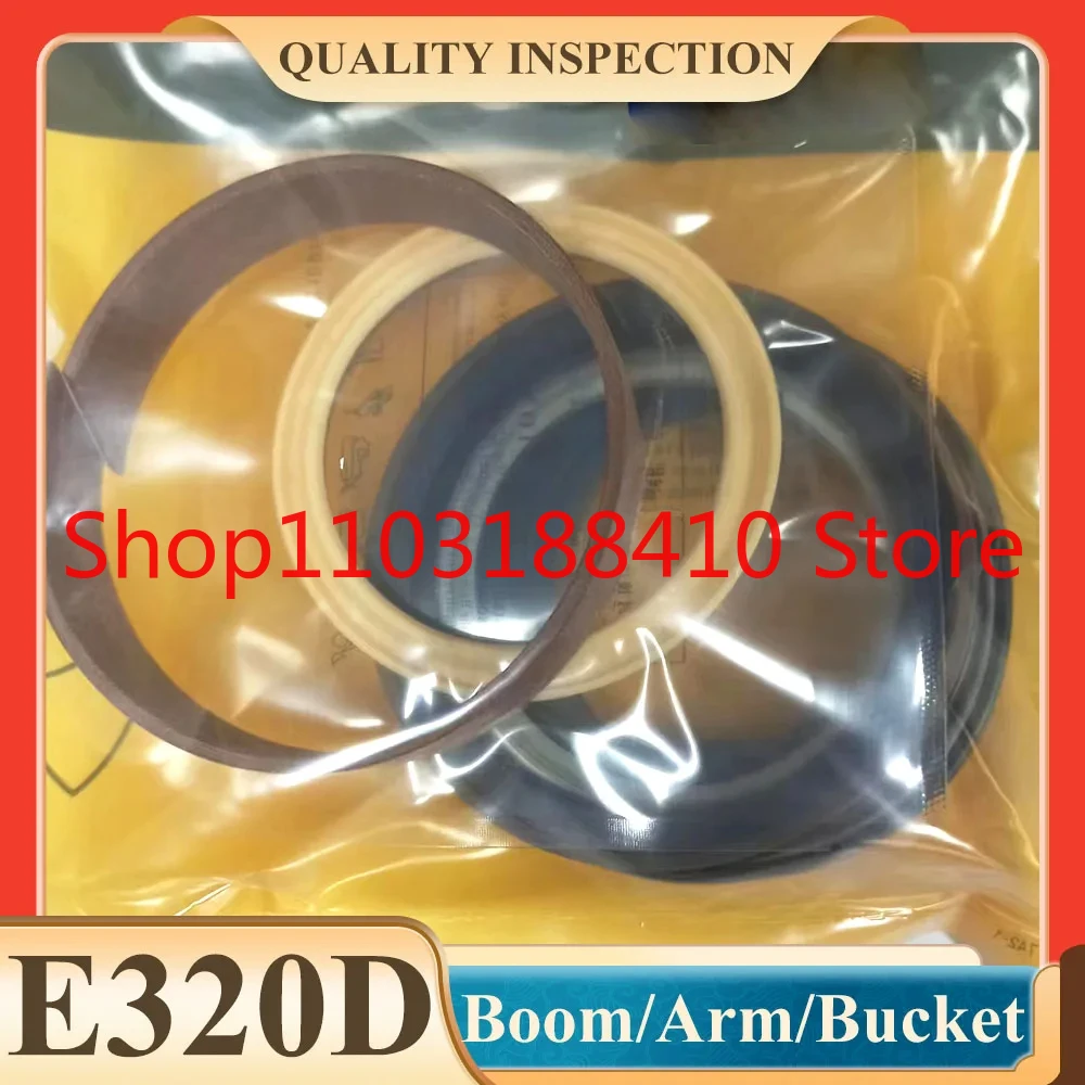 

E320D Boom Arm Bucket Seal Kit for Excavator Hydraulic Cylinder Oil Seal Repair Kit