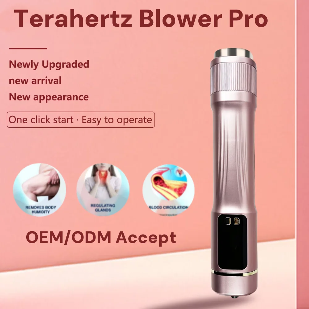 

New Updated Pain Relief Wand Terahertz Wave Frequency Device Quantum Light Therapy Terahertz Blower with displayer screen