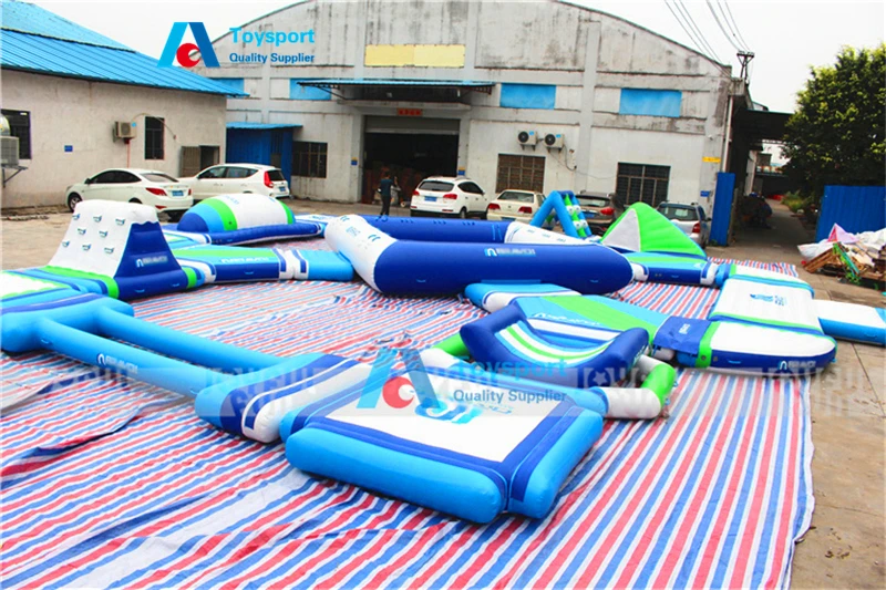 Large Commercial Inflatable Floating Water Park For The Sea