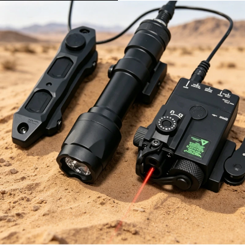 

2026 NEW MINI-A2 PEQ15 Red Green Laser Lamp Portable 20mm Picatinny Bracket Outdoor Sport Model Accessories Fit M300 M600