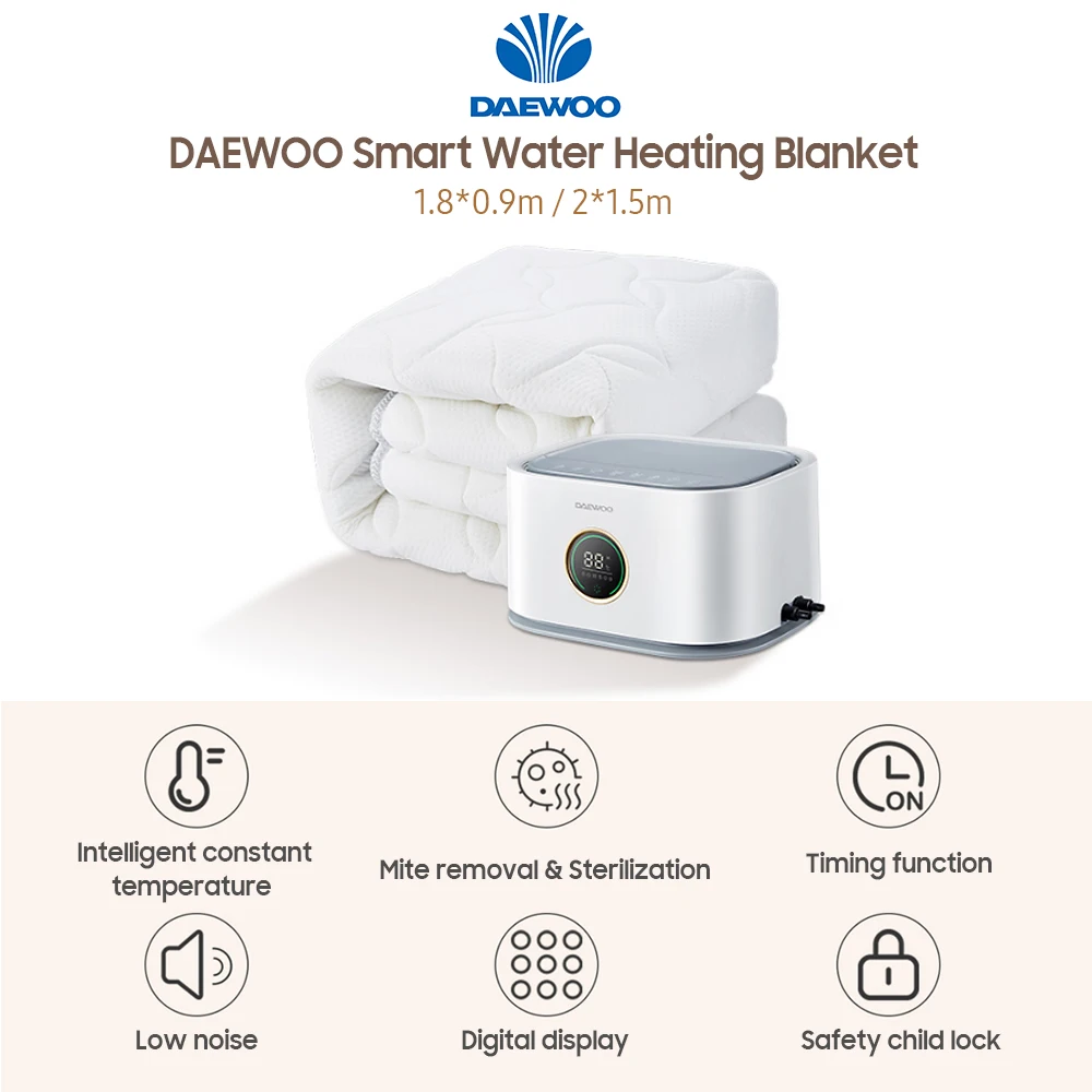 Smart Water Heating Blanket Electric Blanket Intelligent Constant Temperature No Radiation Plumbing Mattress with Drying Mite